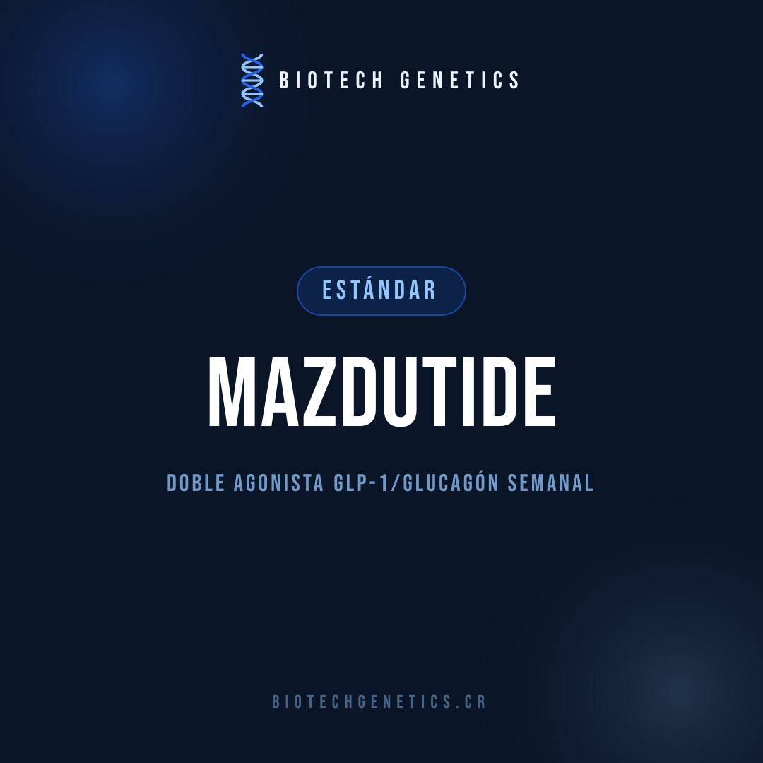 Mazdutide — Doble agonista GLP-1/glucagón semanal