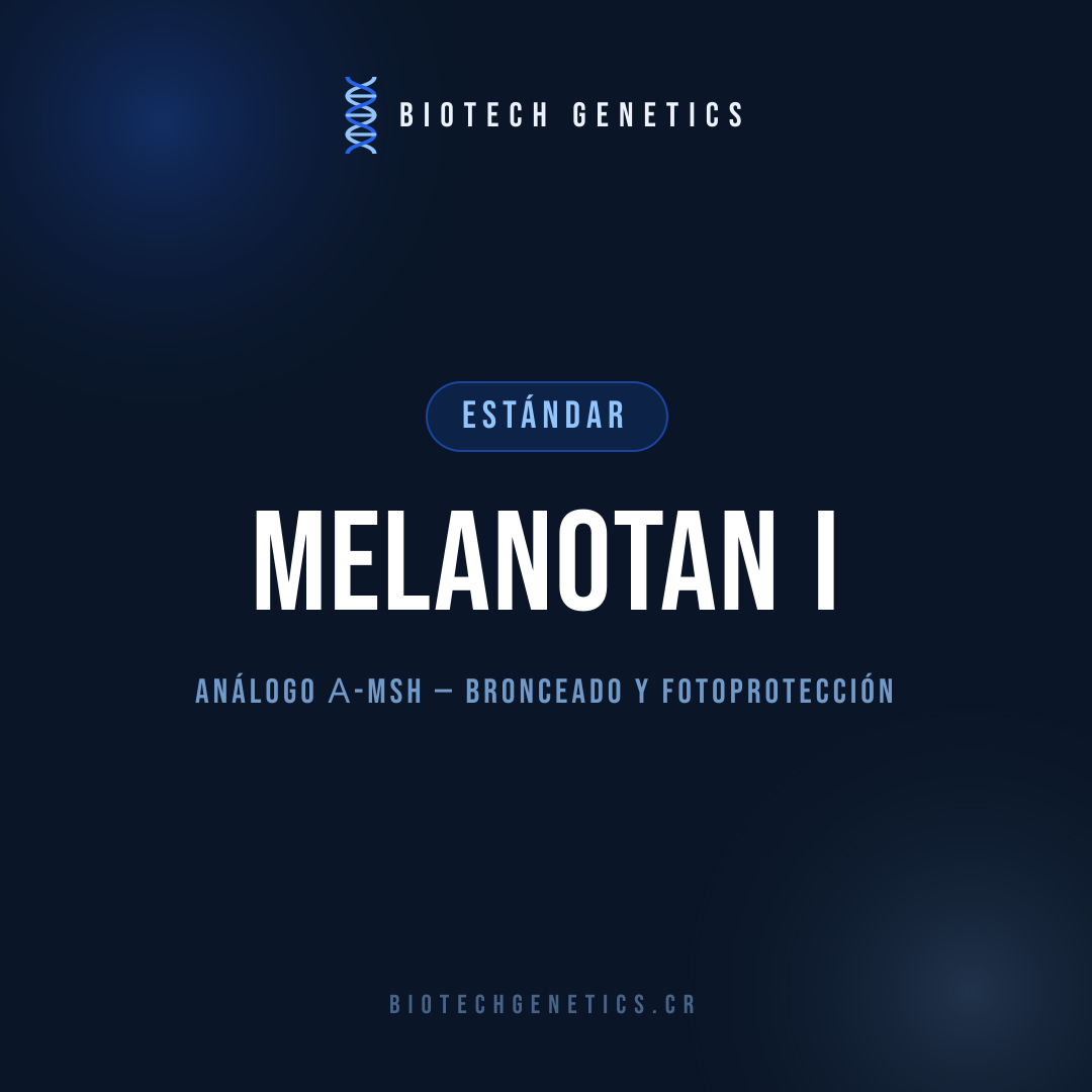 Melanotan I — Análogo α-MSH — bronceado y fotoprotección