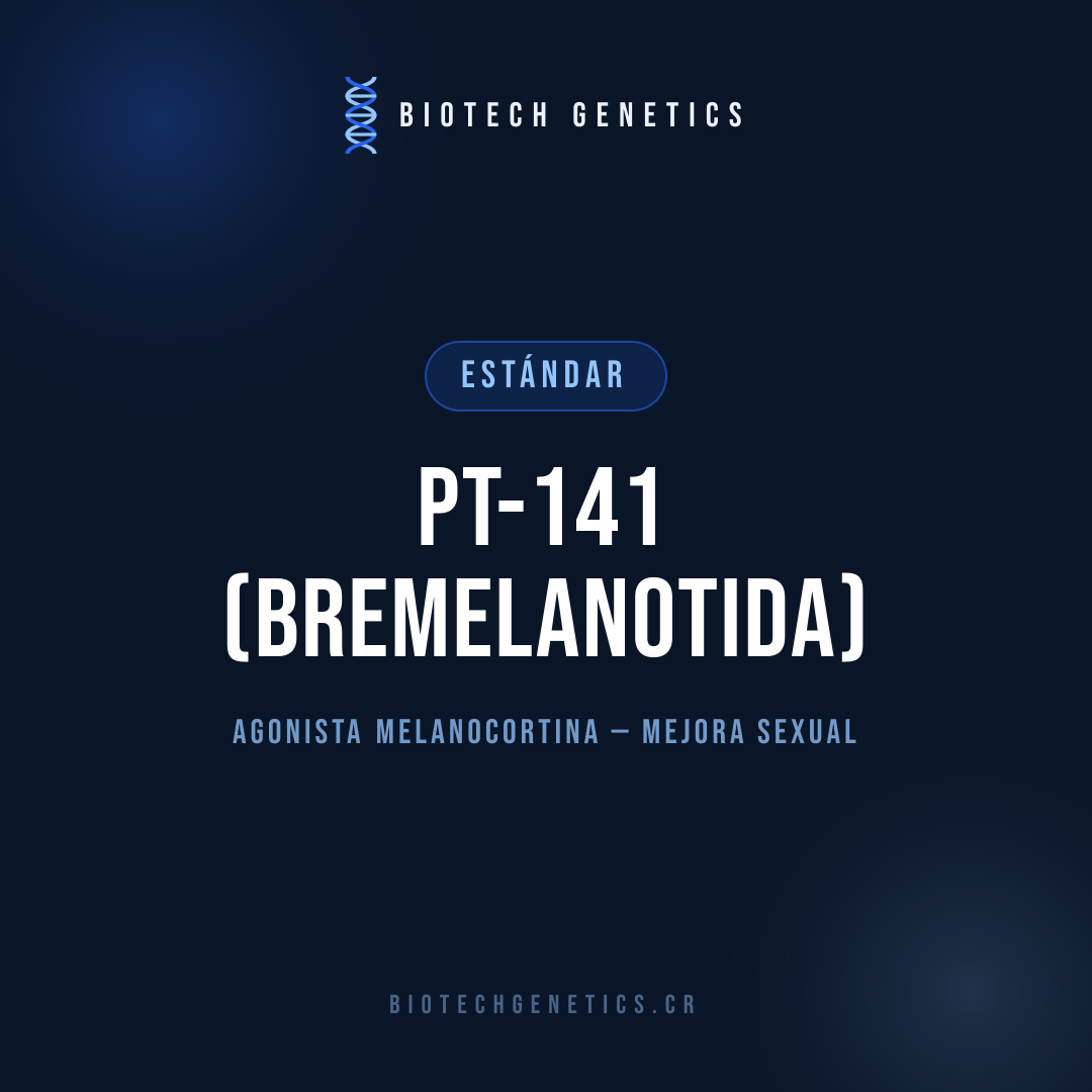 PT-141 (Bremelanotida) — Agonista melanocortina — mejora sexual